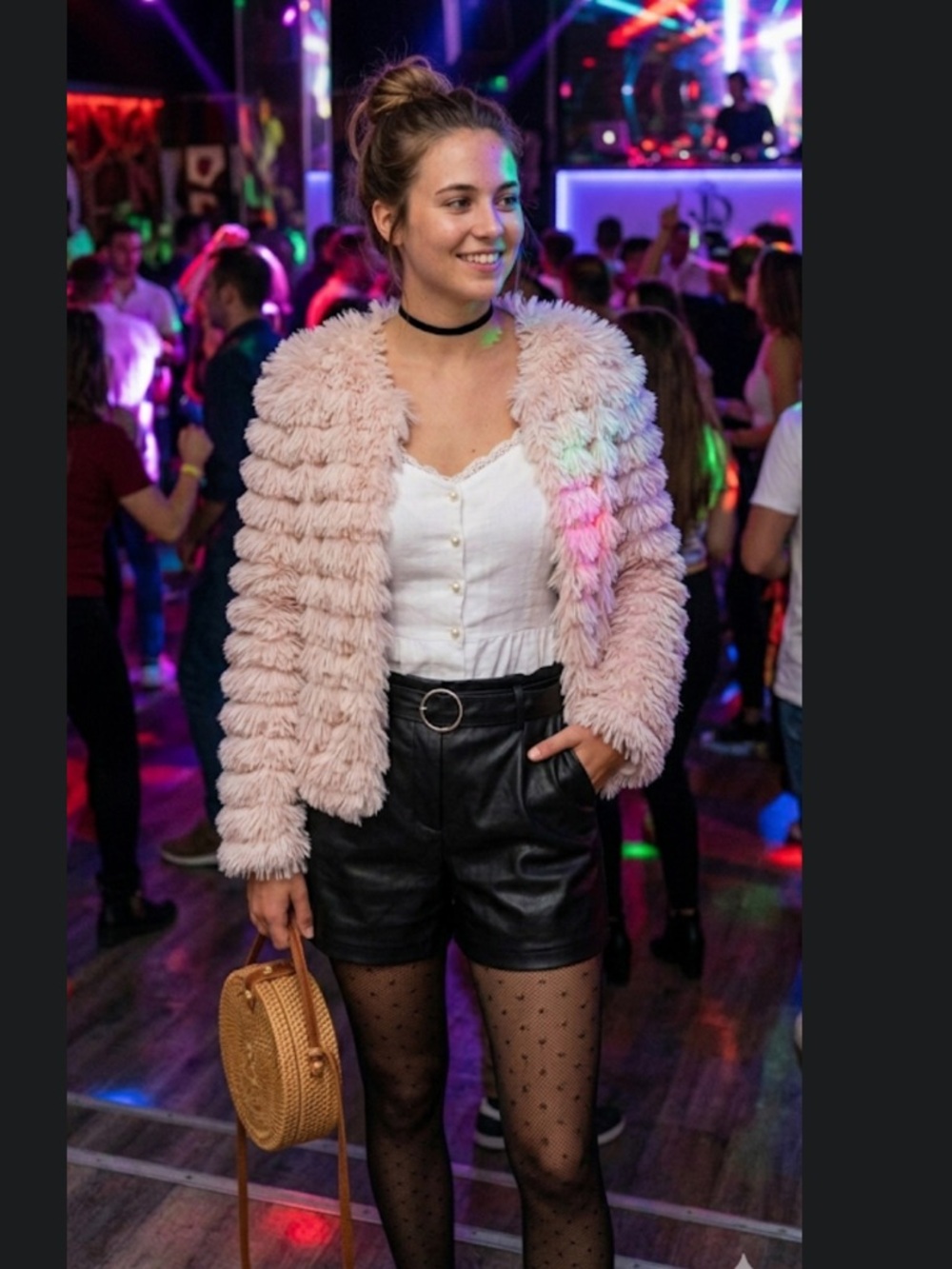 Rue21 Women's Textured Cream Teddy Jacket